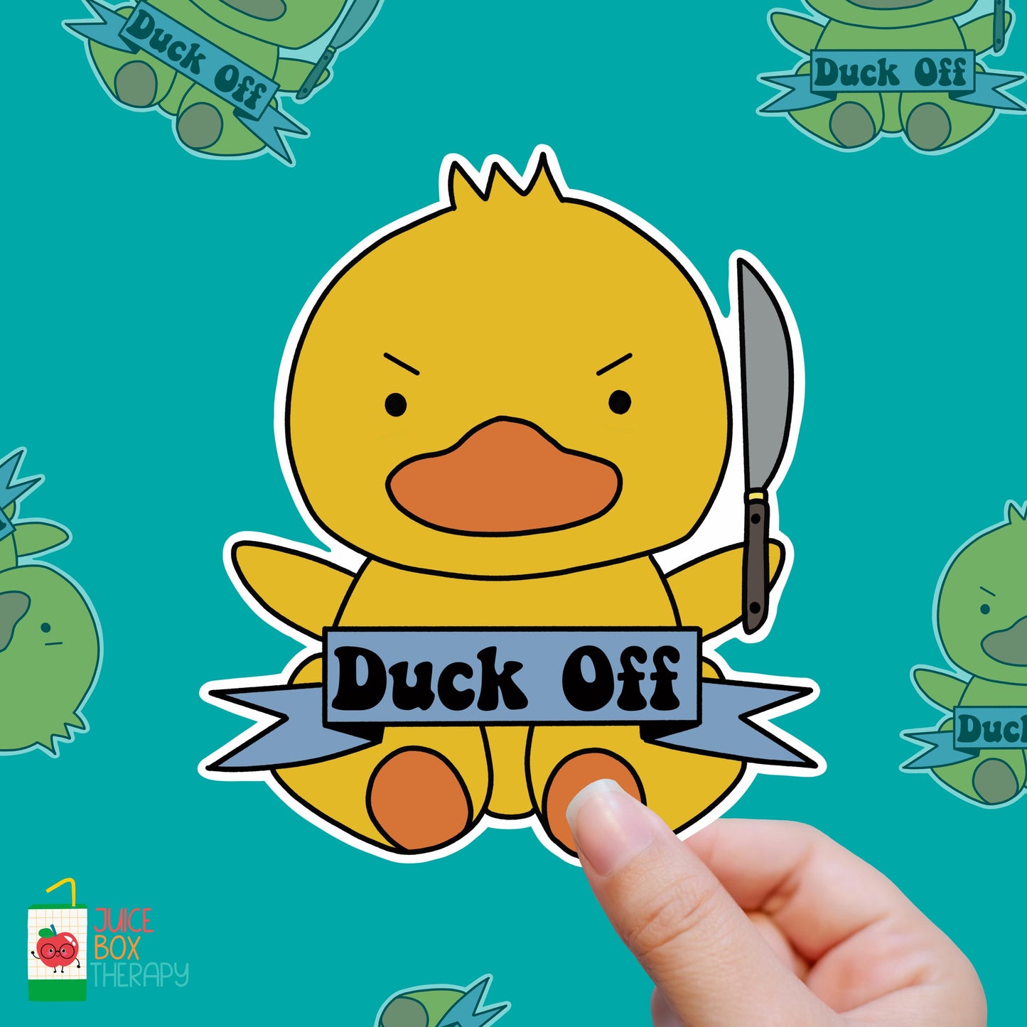 Duck Off – Fowl Language vinyl sticker