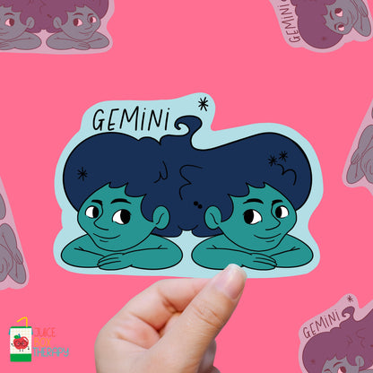 Gemini – Double Trouble vinyl sticker