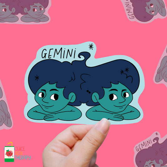 Gemini – Double Trouble vinyl sticker
