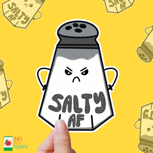 Salty AF – Seasoned With Spite vinyl sticker
