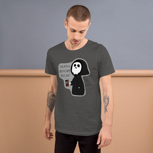 Death Before Decaf Tee – Caffeine Core