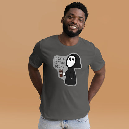 Death Before Decaf Tee – Caffeine Core