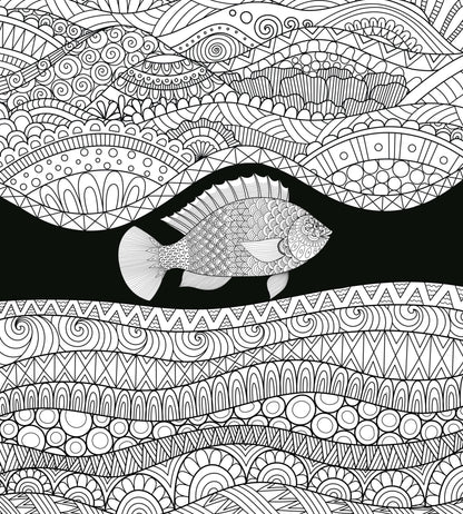 Ocean Depths – A Chill Coloring Voyage