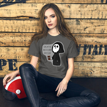Death Before Decaf Tee – Caffeine Core