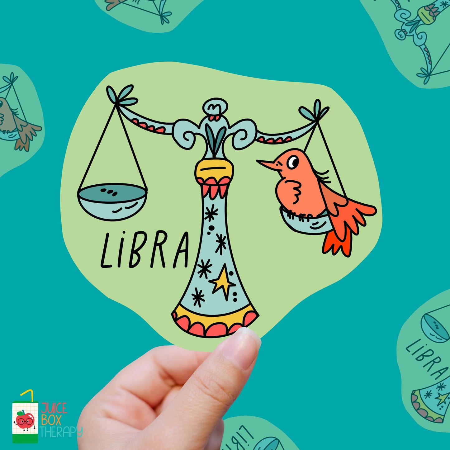 Libra Baby – Aesthetic Overthinker vinyl sticker