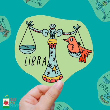 Libra Baby – Aesthetic Overthinker vinyl sticker