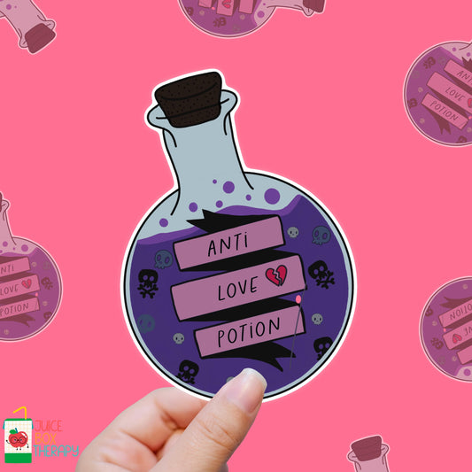 Anti-Love Potion – Brew of Nope vinyl sticker