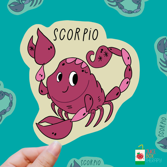 Scorpio Baby – Pastel Witch Vibes vinyl sticker