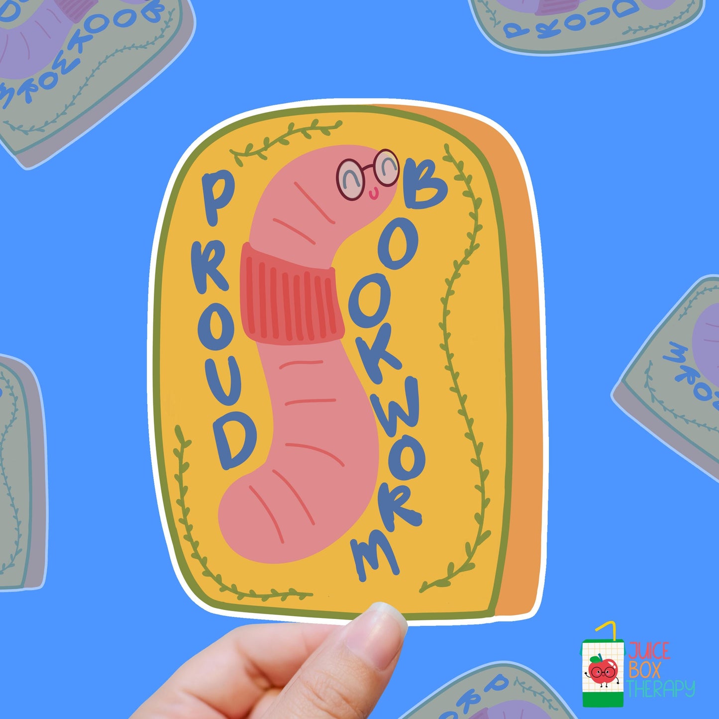 Proud Bookworm – Fully Booked vinyl sticker