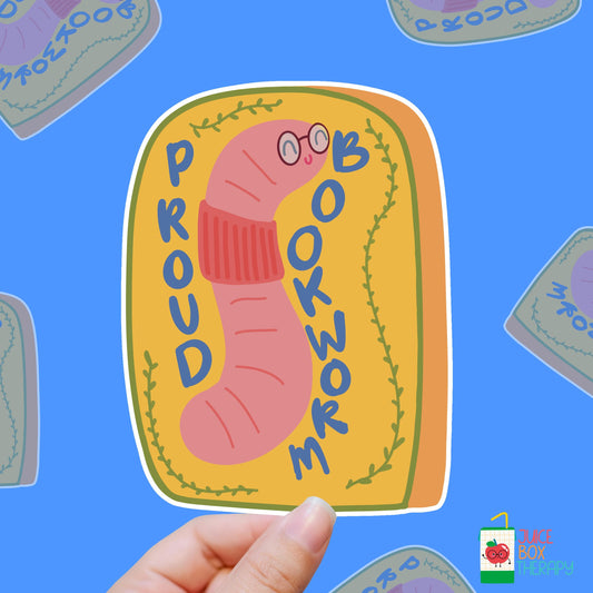 Proud Bookworm – Fully Booked vinyl sticker