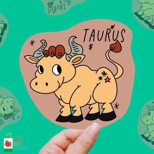 Taurus – Nap-First Manifesting vinyl sticker