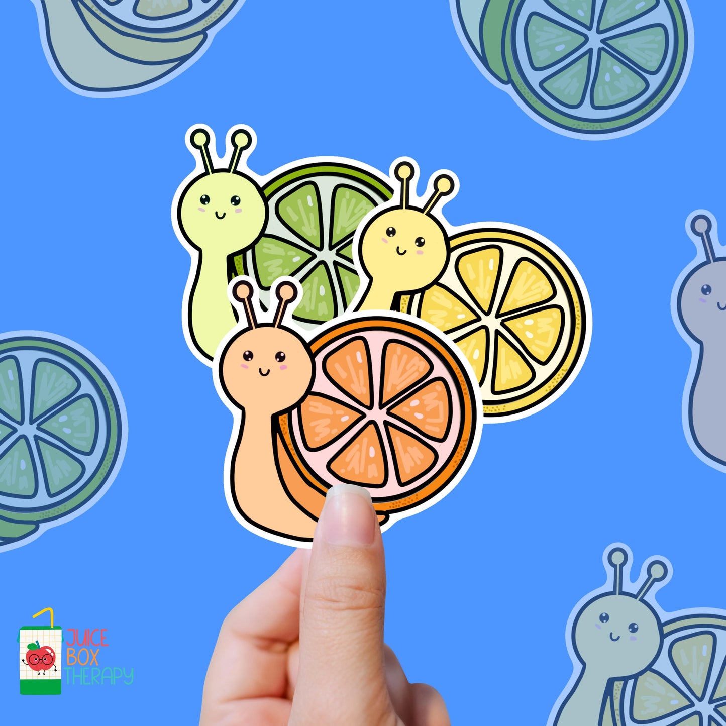 Fruit Snail – Slow & Juicy vinyl sticker