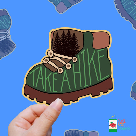 Take a Hike – Literally vinyl sticker