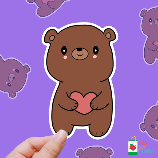 Sweet Love Bear vinyl sticker