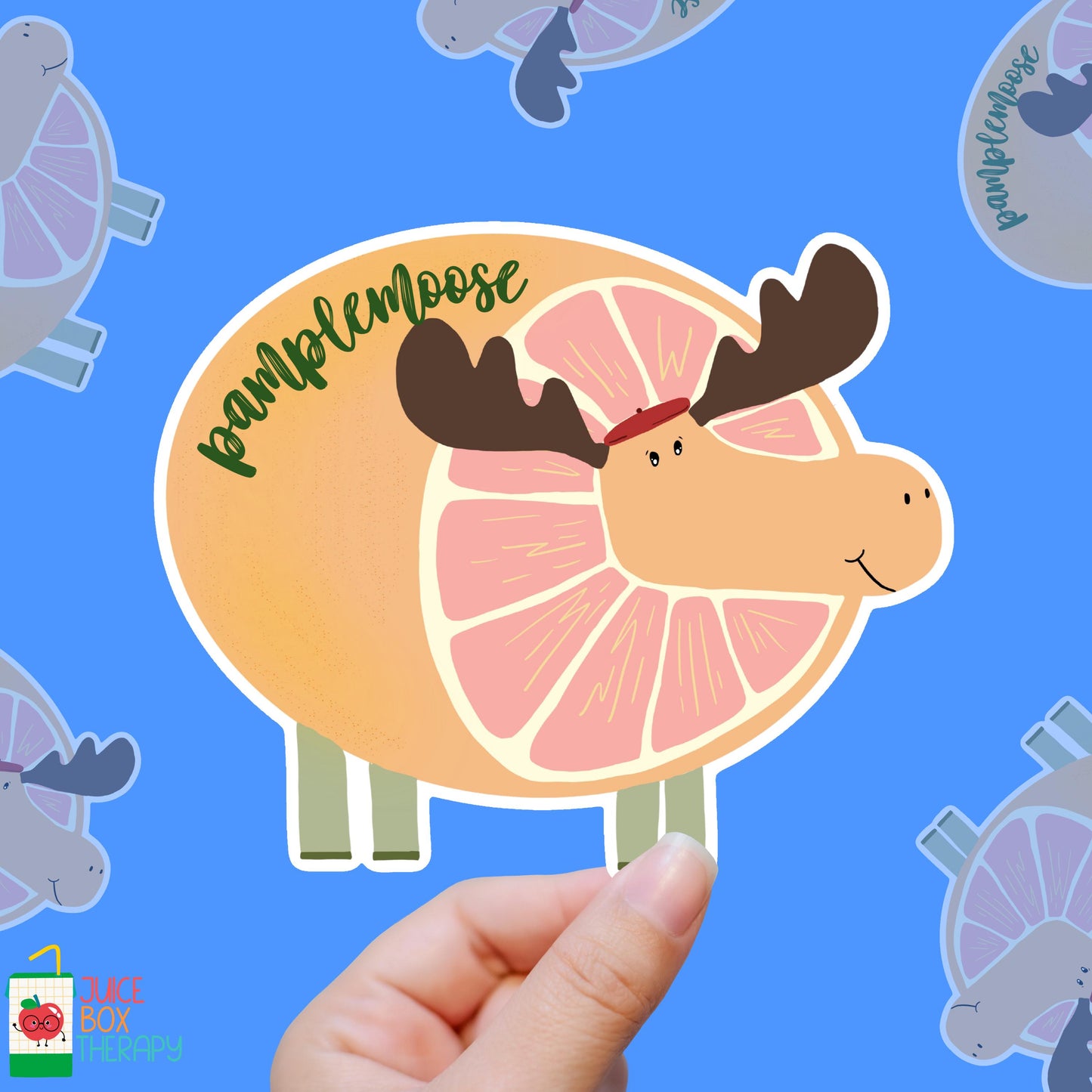 Pamplemoose – Fancy Fruit Energy vinyl sticker